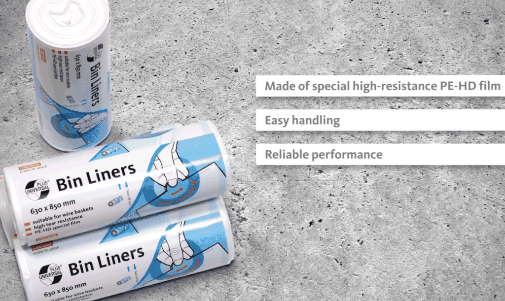 Deiss Universal Plus Bin Liners Gif