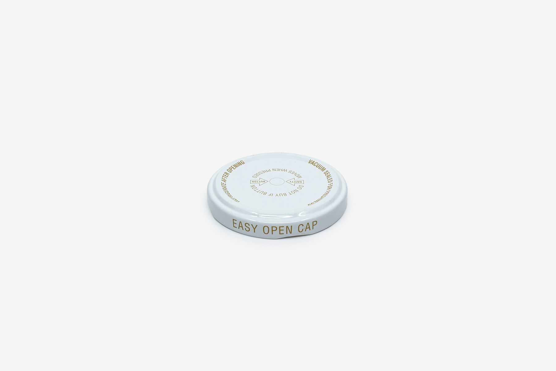 58RSB-GW469 58mm Reg Twist-Off Step Button 469 Gold White