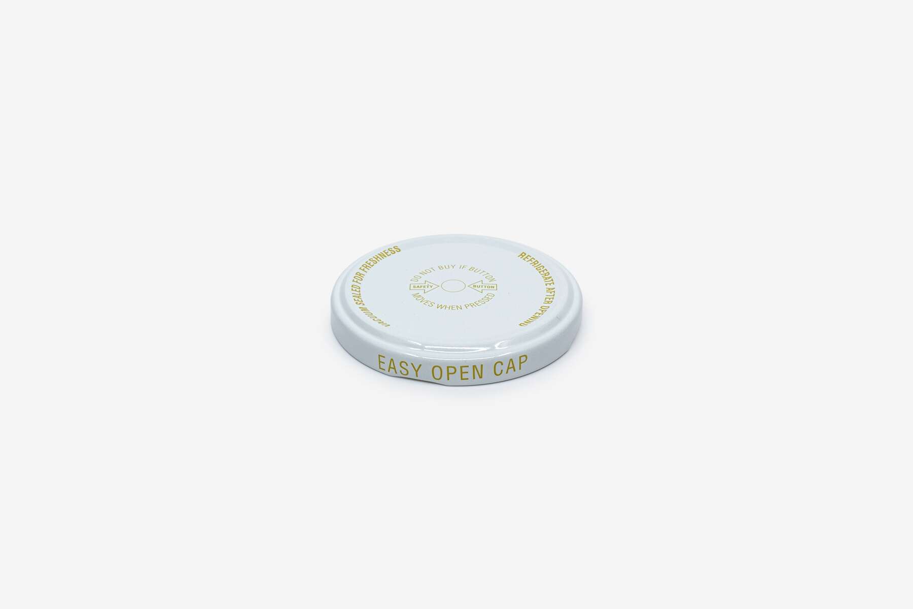 63RSB-GW 63mm Reg Twist-Off Step Button Gold White